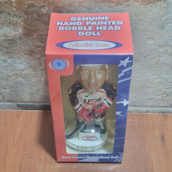Brandon Drury USA Hockey Bobblehead Doll 2001 - Picture 3 of 10